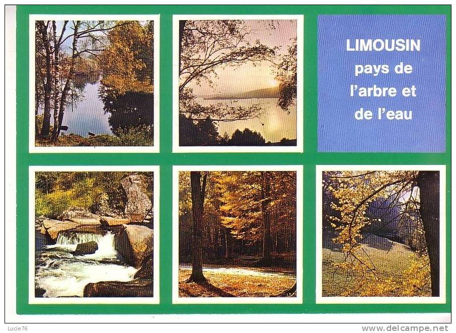 LE LIMOUSIN - Pays De L´Arbre Et De L´Eau -  5 Vues - N°  870188 - Limousin