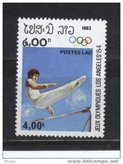 LAOS   N° 452  * *   Jo 1984    Gymnastique - Gymnastics