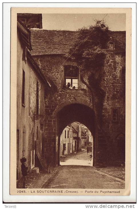 CPA De La Souterraine (Creuse 23): Porte De Puycharraud. - La Souterraine