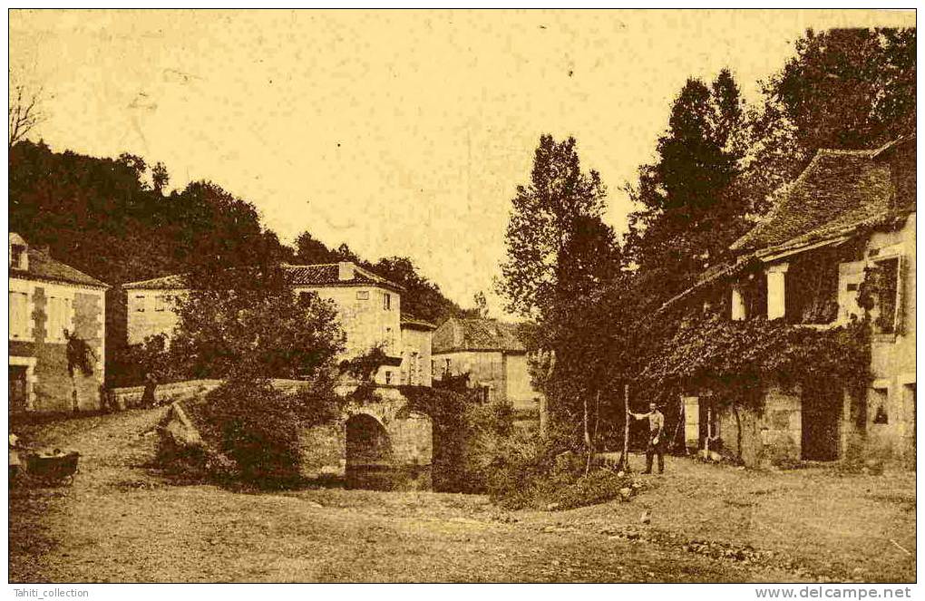 SAINT-JEAN-de-CÔLE - Vieux Pont - Maison à Colonnes - Autres & Non Classés