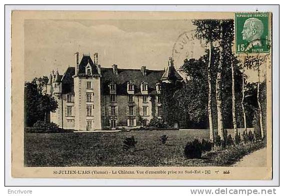 Cpa SAINT JULIEN L ARS  Le Chateau - Saint Julien L'Ars