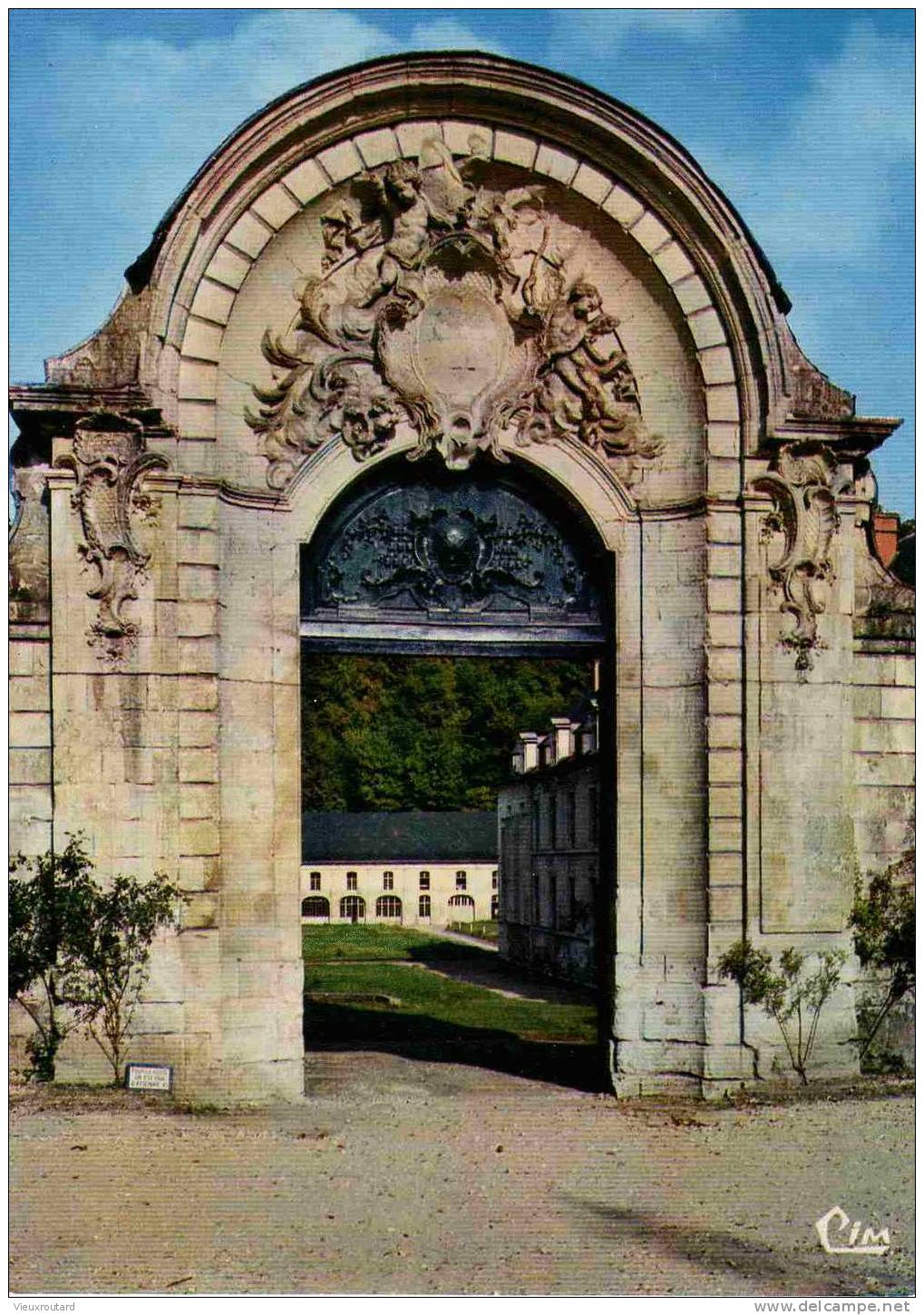 CPSM. ABBAYE SAINT WANDRILLE. PORTE DE JARENTE. 18 EME. DATEE 1984 - Saint-Wandrille-Rançon