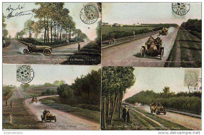 Sport Automobile : Circuit De La Sarthe  Très Bel Ensemble De 30 CP N° 162 A 191  (voir Scan) - Le Mans