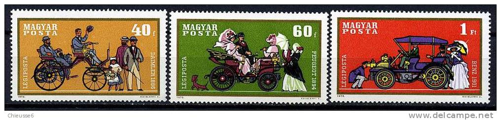 Hongrie ** P.A. N° 317 à 324 - Automobiles Anciennes - Unused Stamps
