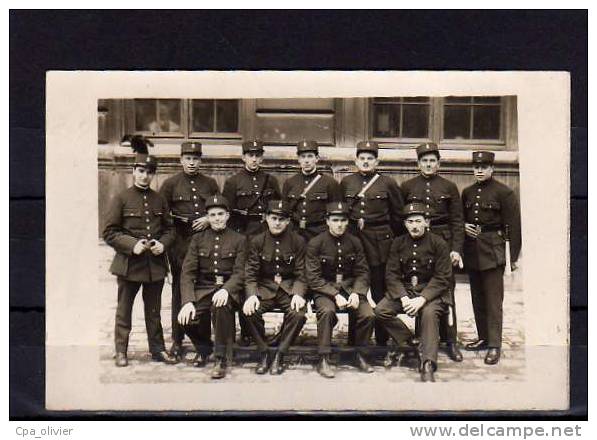 93 ROMAINVILLE Carte Photo, Groupe De Policiers, Agents De Police, Photo Valet, 191? *** A Vérifier *** - Romainville