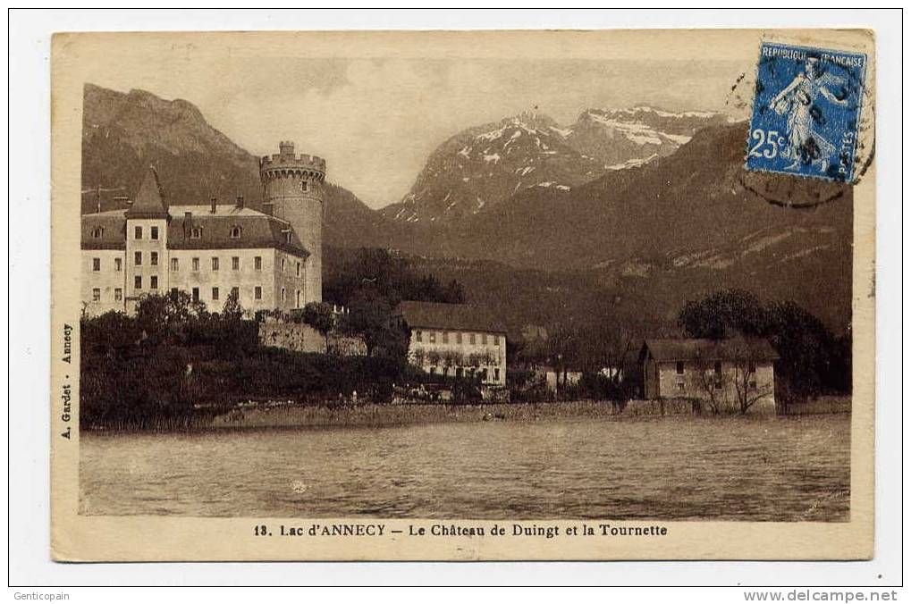 I5 - Lac D'ANNECY - Le Château De Duingt Et La Tournette - Duingt