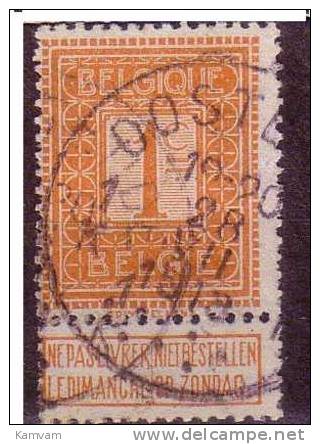 België Belgique 108 Cote  0.20€ - 1912 Pellens