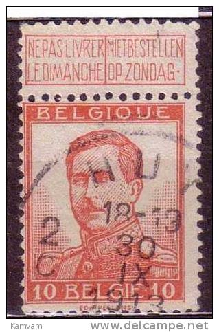 België Belgique 118 HUY Cote  0.25€ - 1912 Pellens