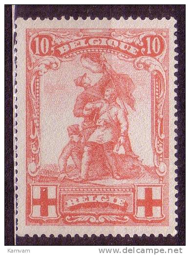 België Belgique 129 Neuf * Cote  6.00€ - 1912 Pellens