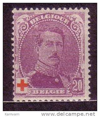 België Belgique 131 Neuf * Cote  15.50€ - 1914-1915 Rode Kruis