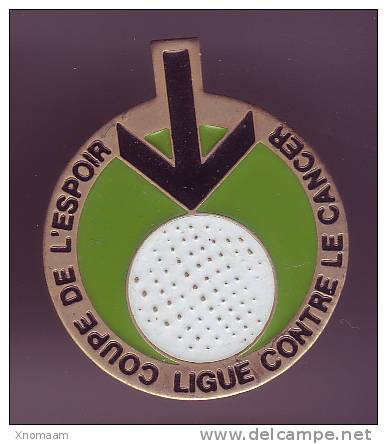 Pin´s - Coupe De L'espoir - Ligue Contre Le Cancer - Golf