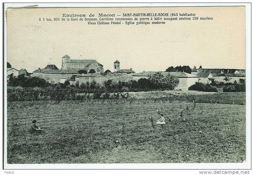 Environs De MACON - SAINT MARTIN BELLE ROCHE - Animée - Autres & Non Classés