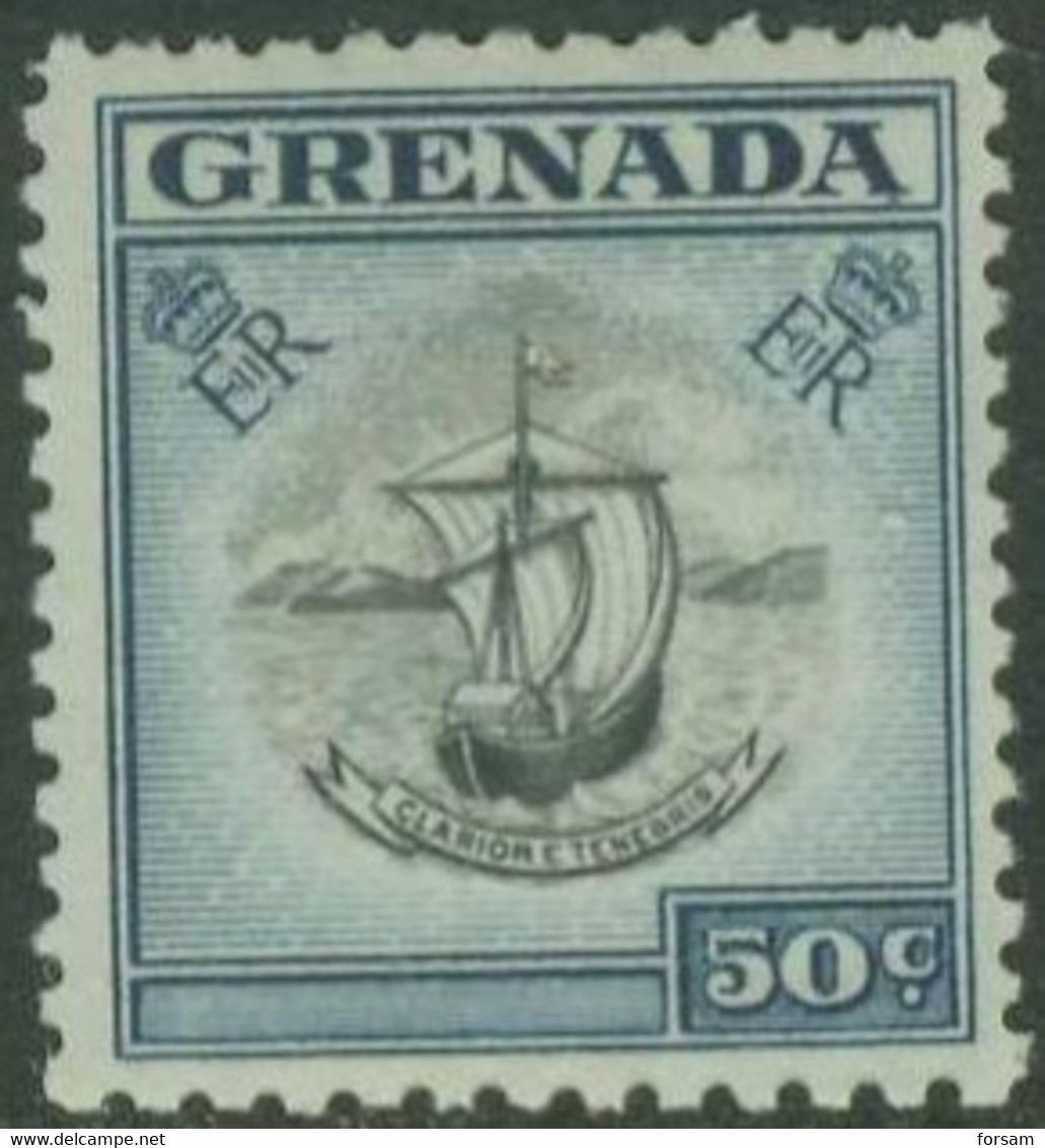 GRENADA..1953/59..Michel # 173..MLH..MiCV - 8 Euro. - Grenade (...-1974)