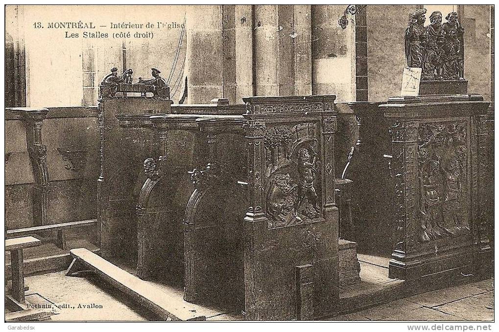 CPA De MONTREAL - Intérieur De L'Eglise - Les Stalles. - Montreal