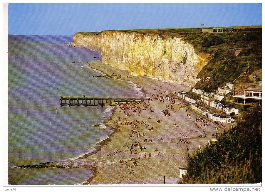 VEULES LES ROSES    -   La Plage Et La Falaise D´Amont -  N° 3 - Veules Les Roses