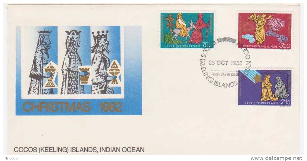 Cocos Islands  1982  Christmas    FDC - Kokosinseln (Keeling Islands)