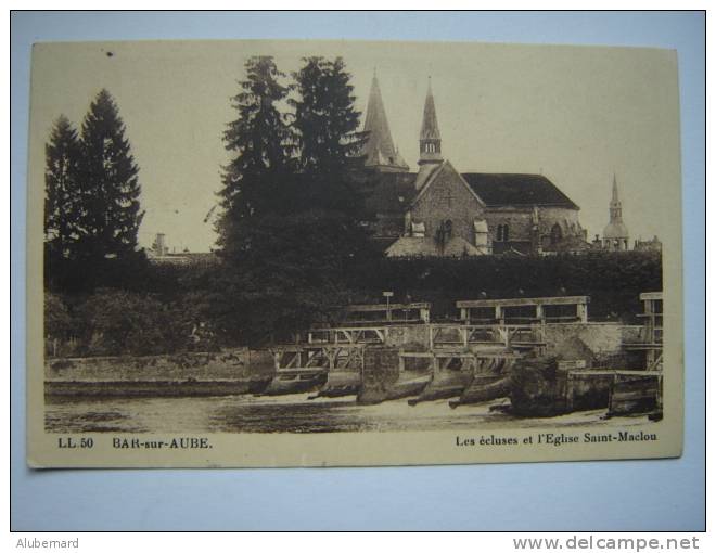 Bar Sur Aube , Ecluses De L'Eglise St Maclou - Bar-sur-Aube