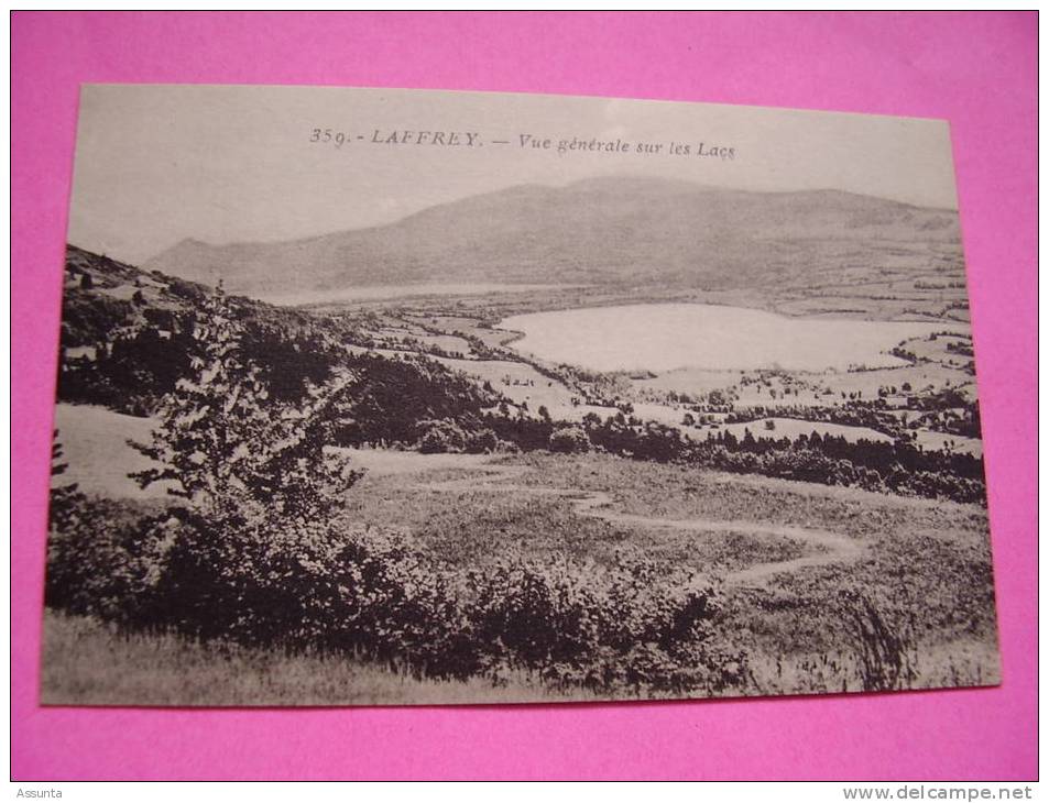 Laffrey - Isère -  Vue Générale Sur Les Lacs - Laffrey