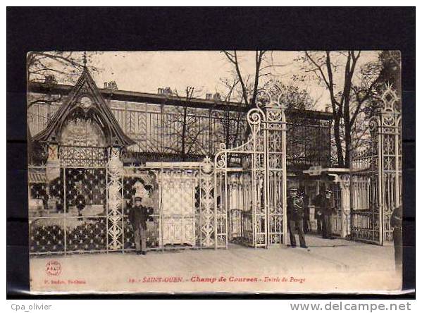 93 ST OUEN Champ De Courses, Entrée Du Pesage, Animée, Grilles, Hippodrome, Sport Hippique, Ed Sudan 19, 1906 - Saint Ouen