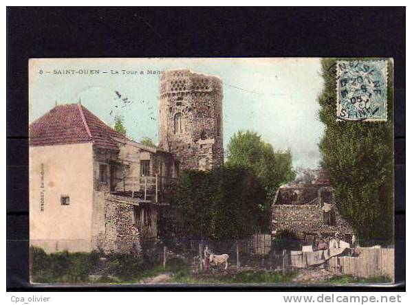 93 ST OUEN Tour à Mahu, Ruines, Colorisée, Ed Mindret 8, 1905 - Saint Ouen