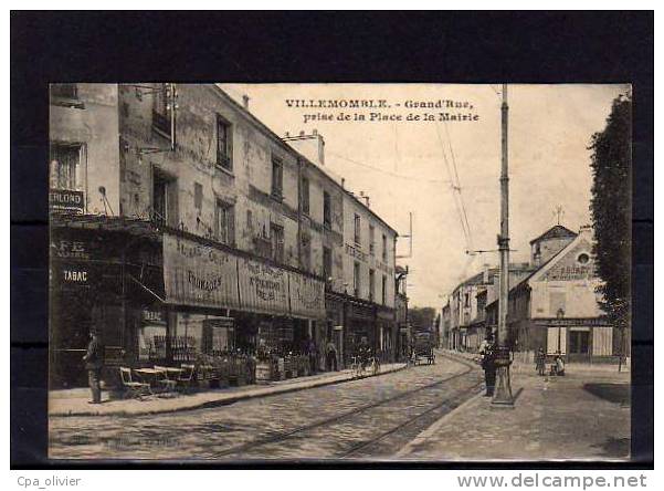 93 VILLEMOMBLE Grande Rue, Prise Place De La Mairie, Epicerie Maison Chaumusard, Ed Moquet, 190? - Villemomble