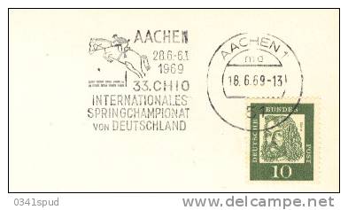 1969 Allemagne Aachen Concours Hippiques Horse-Show Concorso Ippico - Horses