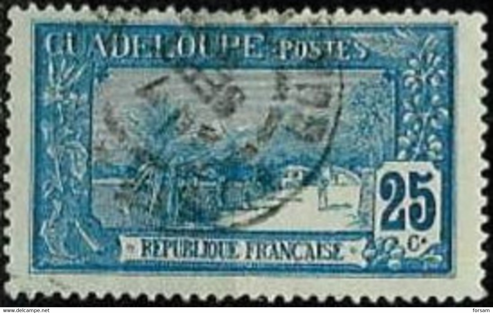GUADELOUPE..1905..Michel # 59...used. - Gebraucht
