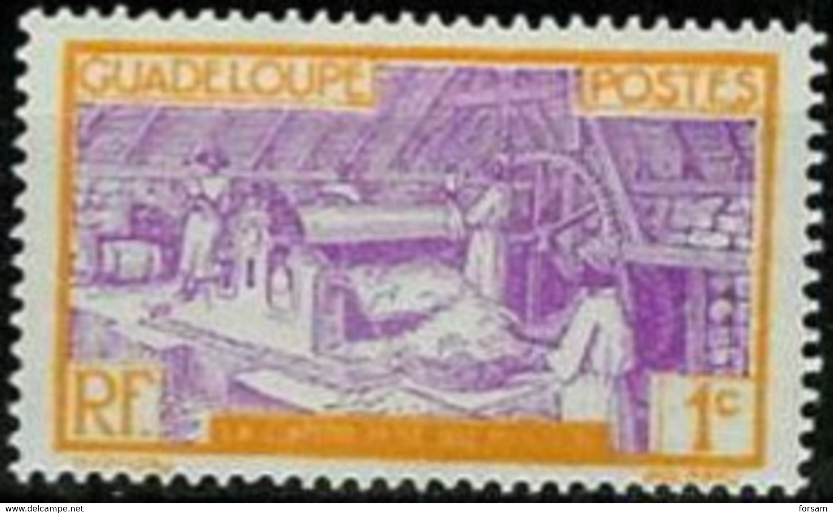 GUADELOUPE..1928..Michel # 96...MLH. - Unused Stamps