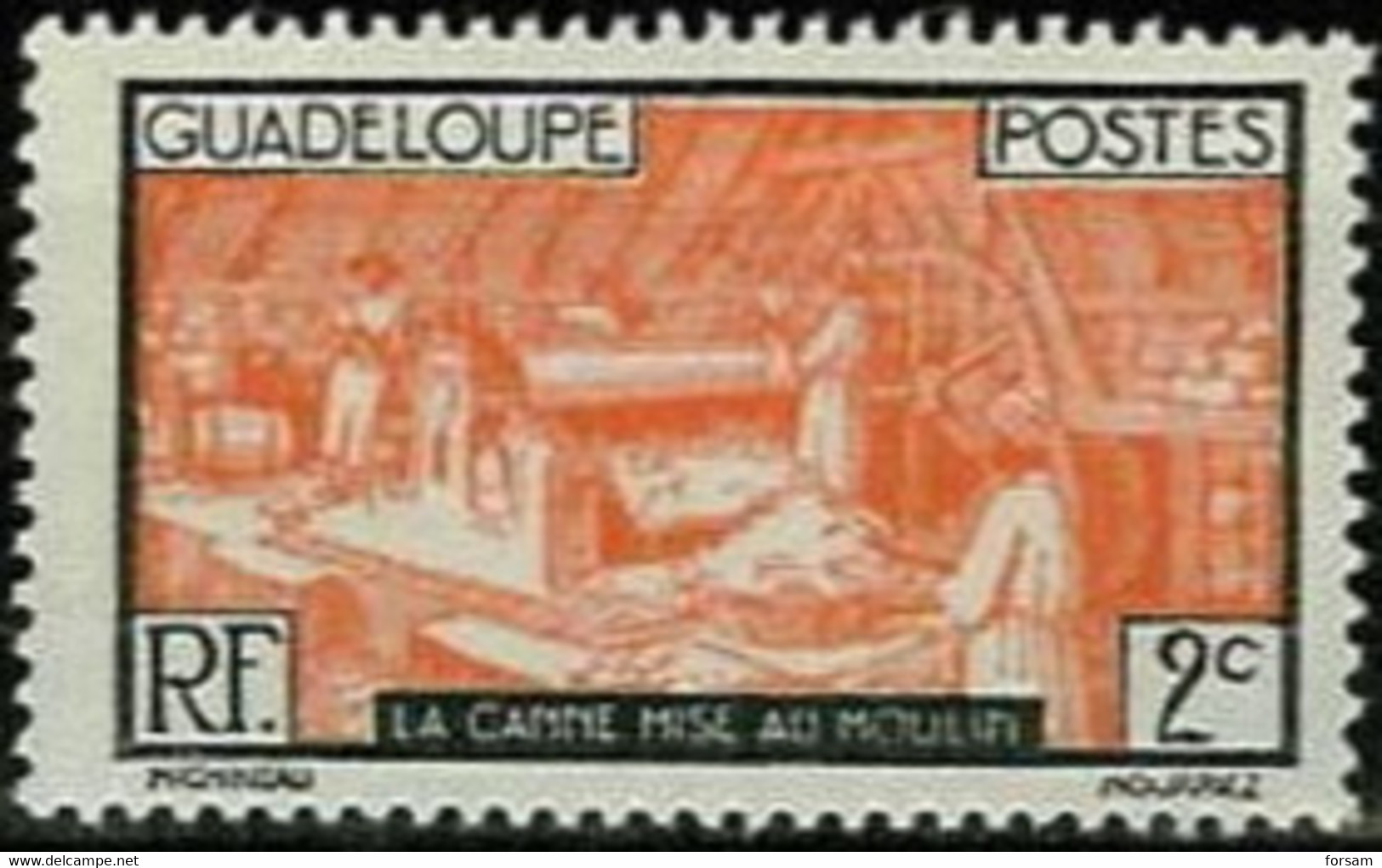 GUADELOUPE..1928..Michel # 97...MLH. - Unused Stamps