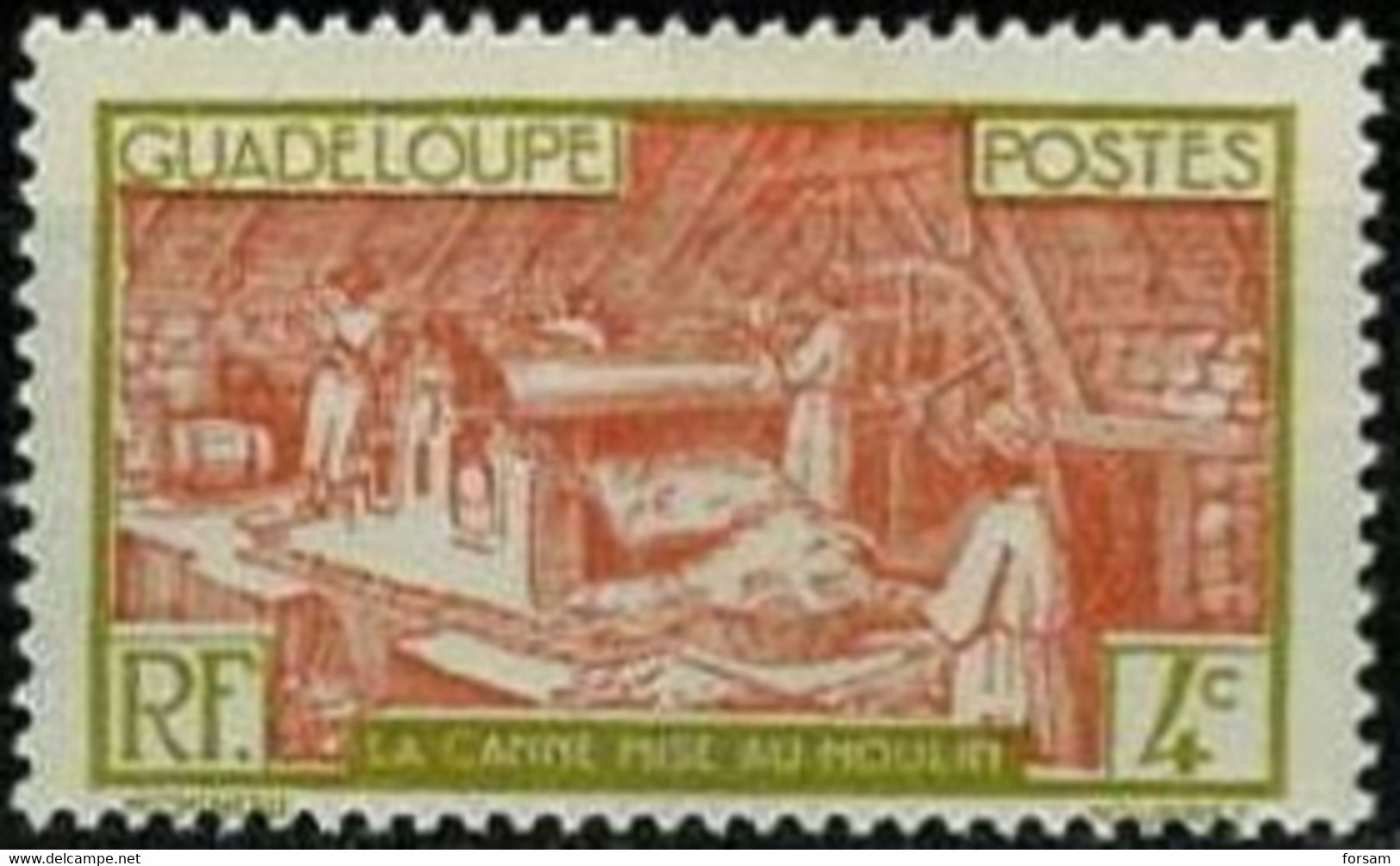 GUADELOUPE..1928..Michel # 98...MLH. - Unused Stamps