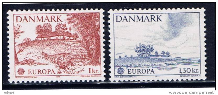 DK Dänemark 1977 Mi 639-40** EUROPA - Nuovi