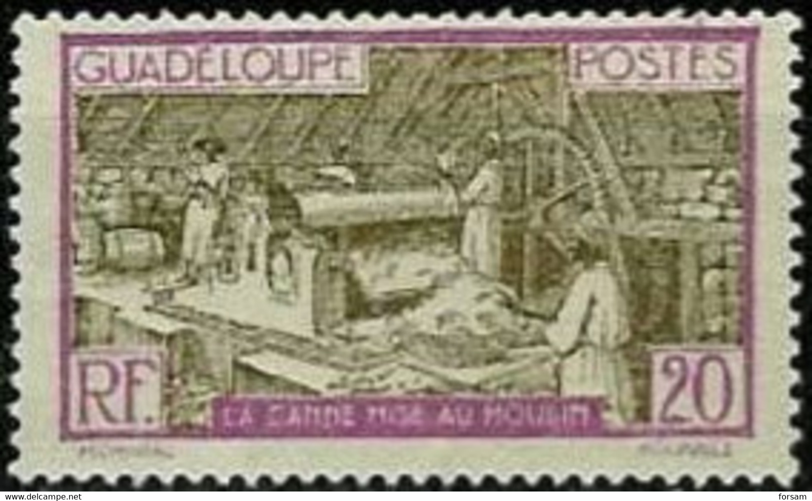 GUADELOUPE..1928..Michel # 102...MLH. - Unused Stamps