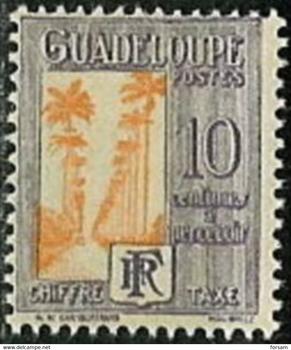 GUADELOUPE..1928..Michel # 28...MLH...Portomarken. - Unused Stamps