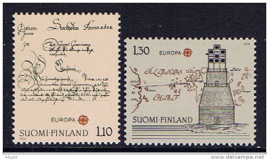 SF+ Finnland 1979 Mi 842-43** EUROPA - Nuevos