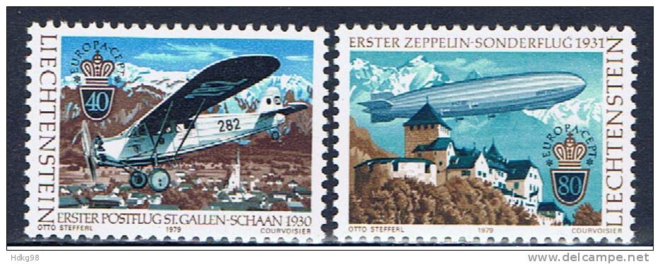 FL Liechtenstein 1979 Mi 723-24** EUROPA - Unused Stamps