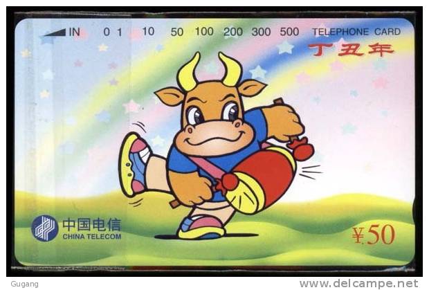 China 1997´ Year Of The Ox,never Used - China