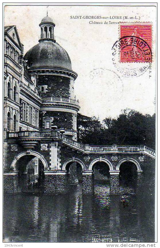 C 3090 - SAINT GEORGES Sur LOIRE - Chateau - Belle CPA De 1907 - - Saint Georges Sur Loire