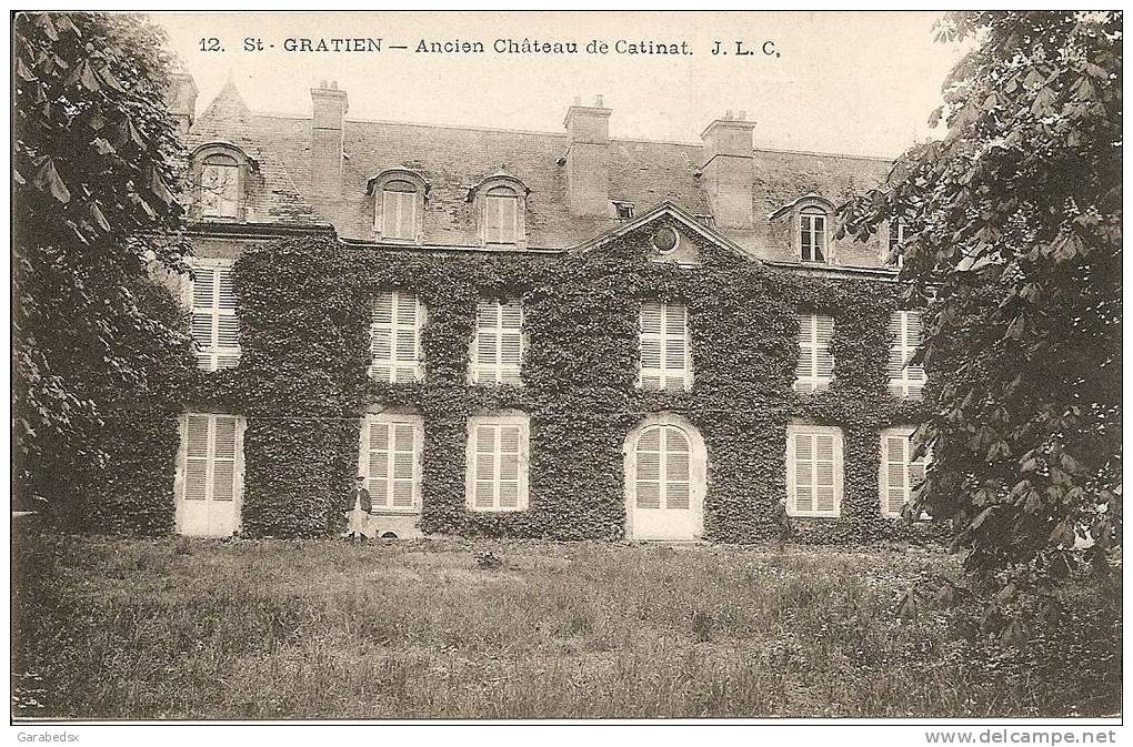 CPA De St GRATIEN - Ancien Château De Catinat. - Saint Gratien