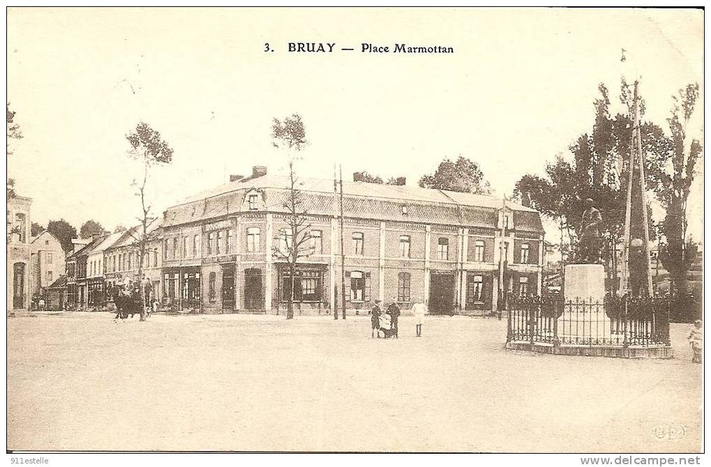 62    BRUAY - Place Marmottan - Barlin