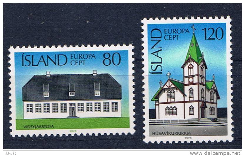 IS+ Island 1978 Mi 530-31** EUROPA - Neufs