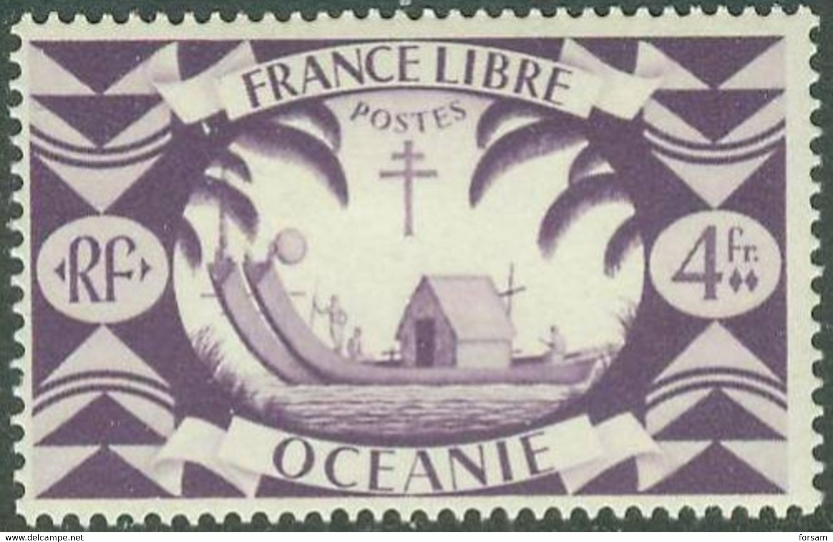 FRENCH OCEANIA..1942..Michel # 177...MLH. - Ongebruikt
