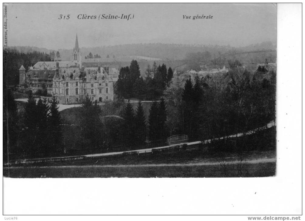 CLERES - N° 315 -  Vue Générale - Clères