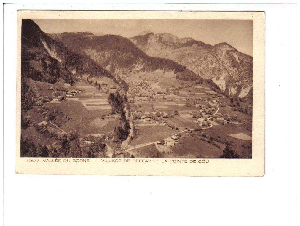 13677.  VALLEE  DU  BORNE.  -  VILLAGE  DE  BEFFAY  ET  LA  POINTE  DE  COU - Autres & Non Classés