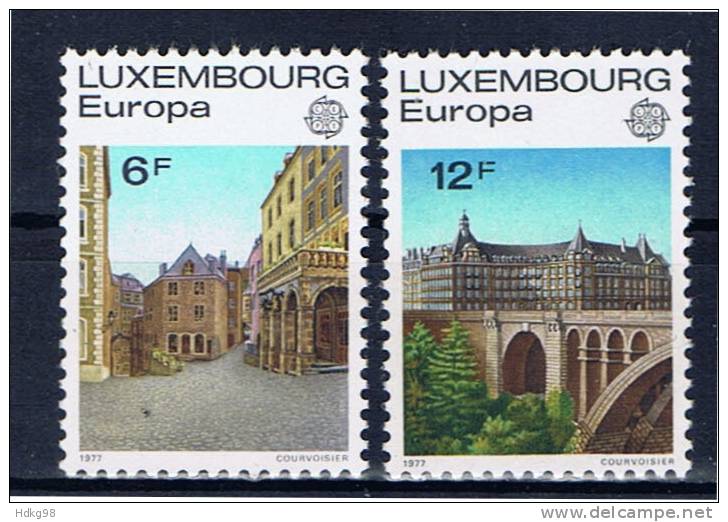 L+ Luxemburg 1977 Mi 945-46** EUROPA - Unused Stamps