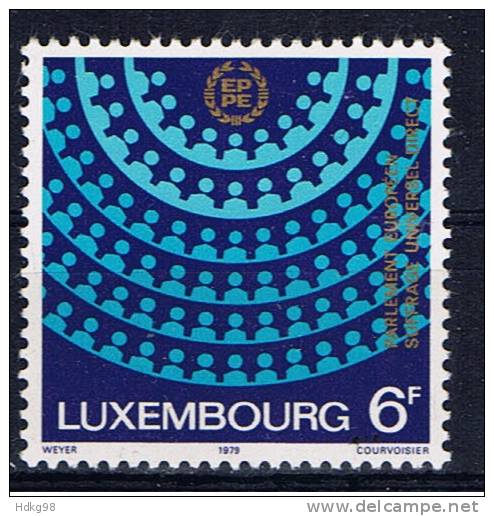 L+ Luxemburg 1979 Mi 993** Europawahl - Nuevos
