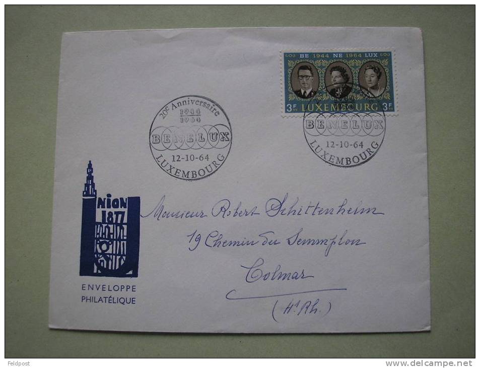 Lot De 3 Lettres Du Luxembourg 1964 - 1963 - 1958 - Franking Machines (EMA)