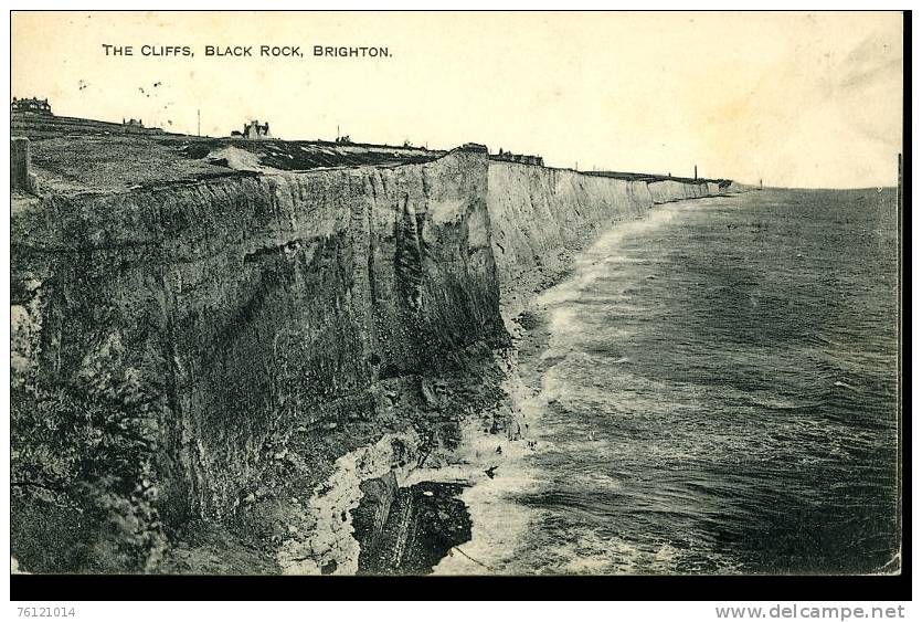CPA Angleterre The Cliffs Black Rock Brighton - Brighton