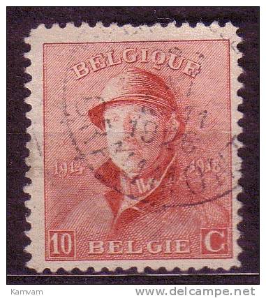 België Belgique 168 Cote 0.30 € GERAARDSBERGEN GRAMMONT - 1919-1920 Roi Casqué