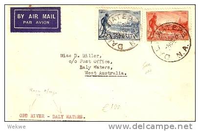 AUS277 / Victoria Jubilee-Flug Ord River-Daly Waters,1934 - Brieven En Documenten