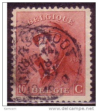 België Belgique 168 Cote 0.30 € WAERSCHOOT - 1919-1920 Behelmter König